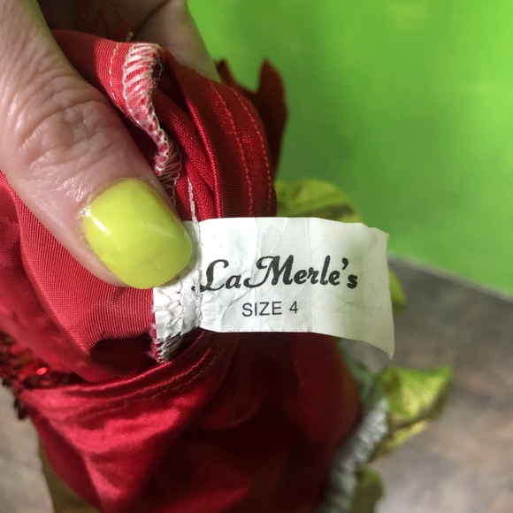 Vintage 1980's La Merle's Dance Recital Costume - Picture 3 of 4